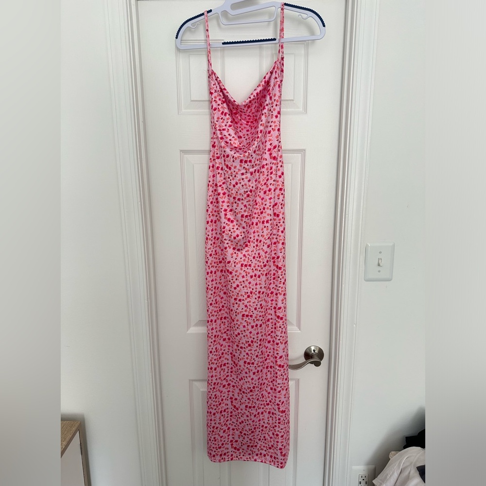 Amazon pink dress, size medium